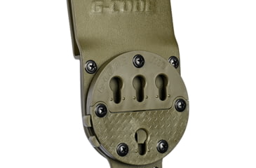 Image of G-Code GCA200 STATIC GRIP RTI Optimal Drop Plastic Buckle Pistol Platform, Ranger Green, GCA200-PB-RG