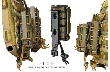 Image of G-Code Pistol Soft Shell Scorpion Tall Mag Carrier w/ P1/P2/P3 Molle and Belt Mounts, Ambidextrious, OD Green Frame/Tan Shell, Tall, SS-P1-123-GNTN