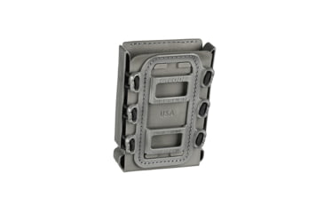 Image of G-Code Rifle Soft Shell Scorpion Mag Carrier w/ R1/R2/R3 Molle and Belt Mounts, Grey Frame/Grey Shell, Rifle, SS-R1-123-GYGY