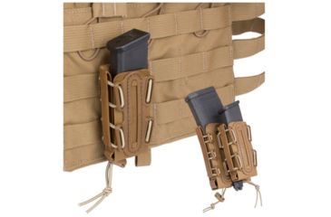 Image of G-Code Soft Shell Scorpion Pistol, Tall, P1 Molle Clips, Ambidextrious, Tan On Tan, SS-P1-P1-TNTN