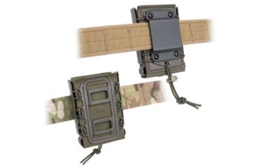 Image of G-Code Soft Shell Scorpion, Rifle, Belt Loop, Ambidextrious, Green On Tan, SS-R1-LOOP-GNTN