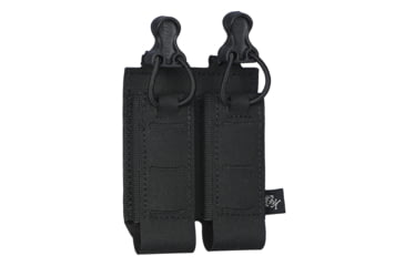 Image of G-Code SYNC PM-D Double Pistol Magazine Carrier w/ P1/P3 Molle and Belt Mounts, Black, SYN-PMD-13-BK