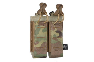 Image of G-Code SYNC PM-D Double Pistol Magazine Carrier w/ P1/P3 Molle and Belt Mounts, Multicam Green, SYN-PMD-13-GNMC
