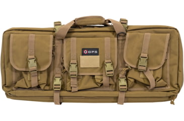 Image of GPS Double Rifle Case Flat Dark Earth 600D Polyester 28 L X 1, DRC28-FDE