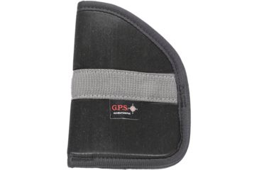 Image of GPS Compact Pistol Pocket Holster, Non-slip Material, Black, GPS-455PHB