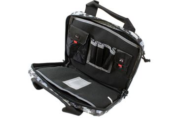 Image of GPS Tactical Double + 2 Pistol Case, Gray Digital, GPS-T1413PCGD