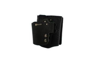 Image of Galco Ambidextrous Ankle Calf Strap Leather Holster, Black, ACSB