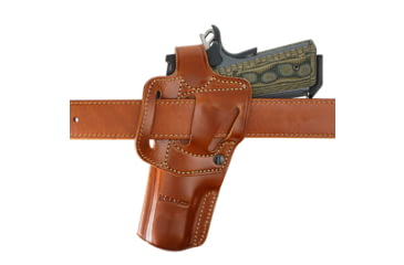 Image of Galco APO Strongside/Crossdraw Belt Holster, Colt 5in 1911, Right, Tan, APO212R