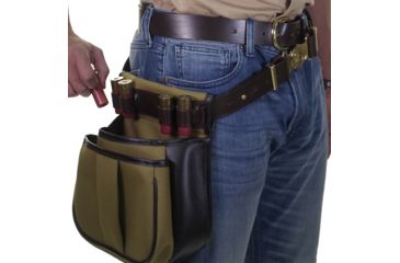 Image of Galco Canvas &amp; Leather Sporting Clays Pouch 50 CT CT1043DH