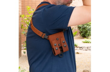 Image of Galco Classic Lite 2.0 Right Handed Shoulder System for SIG Sauer P365, Natural, CL2-838R
