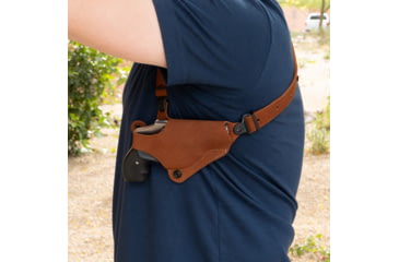 Image of Galco Classic Lite 2.0 Right Handed Shoulder System for SIG Sauer P365, Natural, CL2-838R