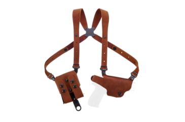 Image of Galco Classic Lite 2.0 Right Handed Shoulder System for SIG Sauer P365, Natural, CL2-838R