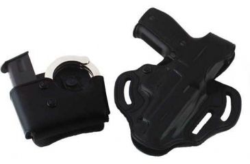 Image of Galco Cop 3 Slot Holster Left Hand - Black CTS225B