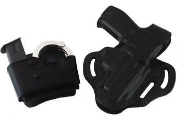 Image of Galco Cop 3 Slot Holster Left Hand - Black CTS287B