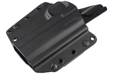 Image of Galco Corvus Inside/Outside Waistband Belt Holster,Colt 4 1/4in,Kimber 4in 1911,Para Usa 4 1/4in,SW 1911,Springfield 4in 1911, Black, Right Hand CVS266