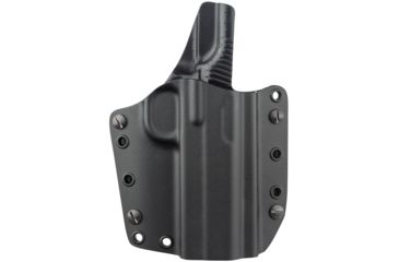 Image of Galco Corvus Inside/Outside Waistband Belt Holster,Colt 4 1/4in,Kimber 4in 1911,Para Usa 4 1/4in,SW 1911,Springfield 4in 1911, Black, Right Hand CVS266