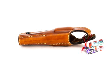 Image of Galco Phoenix Strongside/Crossdraw Leather Belt Holster, S&amp;W 27/28/29/327/329/629 N-Frame Revolver 4in, Tan, PHX126