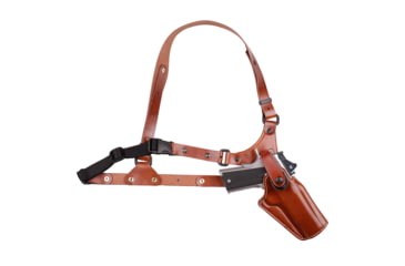 Image of Galco Great Alaskan Chest Holster (Autos), Springfield Xdm Elite 4.5in 9/10Mm, Springfield Xdm Elite 4.5in 9/10Mm W/Wo Rds, Right, Tan, GA880R