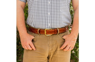 Image of Galco CB7 1 1/2in Fancy Stitch Contour Holster Belt