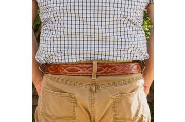 Image of Galco CB7 1 1/2in Fancy Stitch Contour Holster Belt