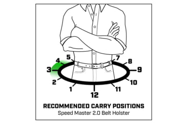 Image of Galco Speed Master 2.0 Leather OWB Belt Holster - Revolvers