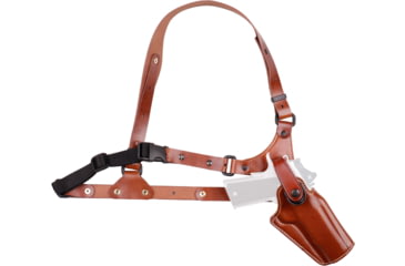 Image of Galco Great Alaskan Shoulder Holster System, AMT Hardballer, Colt 1911, Kimber 1911, Para 1911, Rem 1911 R1, Ruger SR1911, S&amp;W SW1911, Springfield 1911, Taurus PT1911, 5in, Right, Plain, Tan, GA212R
