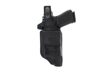 Image of Galco Halo Belt Holster, Kimber 5in 1911 W/Wo Red Dot W/Wml, Smith &amp; Wesson Sw1911 5in W/Wo Red Dot W/Wml, Left Hand, Black, HLO213RB
