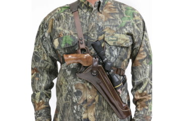 Image of Galco Kodiak Hunter Leather Shoulder Holster, Thompson/Center Contender Gen 2 12in, Right Hand, Havana, KH844H