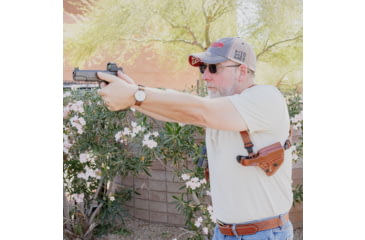 Image of Galco Optic Solution Premium Steerhide Colt 1911 3.5in, Dan Wesson 1911 5in, Kimber 1911 3in, Nighthawk 1911 5in, Ruger SR1911 5in Shoulder Holster