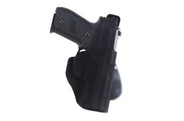 Image of Galco Paddle Lite Holster for Viridian w/ECR,Ruger LCP,Right Hand,Black PDL668B