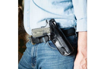 Image of Galco Phoenix Strongside/Crossdraw Leather Belt Holster, Taurus Judge 3In 2 1/2In Cyl, Right Hand, Tan, PHX196