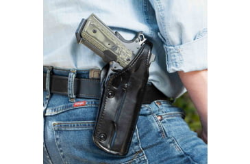 Image of Galco Phoenix Strongside/Crossdraw Leather Belt Holster, Taurus Judge 3In 2 1/2In Cyl, Right Hand, Tan, PHX196