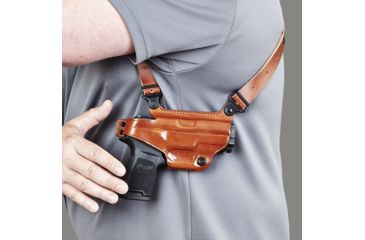 Image of Galco S3H Leather Shoulder Holster Component, Right Hand, Tan - H&amp;K USP COMPACT .45 - 428