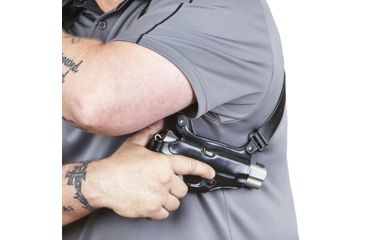 Image of Galco S3H Shoulder Holster Component - Right Hand - Black 290B