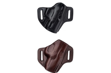 Image of Galco S&amp;W M&amp;P Compact 9/40 Concealable Belt Holster, Leather, Black, Havana