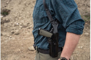 Image of Galco Vertical Holster System Vhs 4.0, Black - VHS4-212B