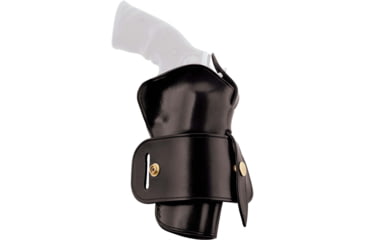 Image of Galco Wheelgunner Strongside/Crossdraw Belt Holster, Ruger Redhawk 4&quot;, S&amp;W N FR .357 27/28 4&quot;, S&amp;W N FR .357 327 4&quot;, S&amp;W N FR .44 29/629 4&quot;, S&amp;W N FR .44 329 4&quot;, Hunting, Ambidextrous, Black, WG126B