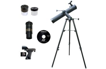Image of 800x80mm Astronomical Reflector Telescope Kit,Black Granite