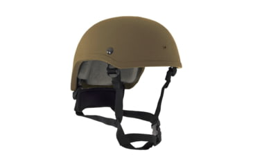Image of Galvion Batlskin Viper A3 Helmet, High Cut, None Option, Large, Tan, 4-0525-5531