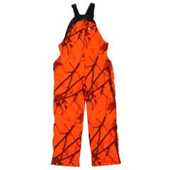 Image of Gamehide Deer Camp Youth Bib, Woodlot Blaze Medium Y9PWBMD