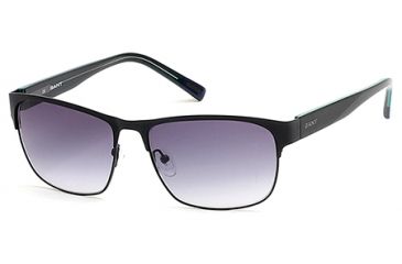 Image of Gant GA7068 Sunglasses - Matte Black Frame Color, Gradient Smoke Lens Color