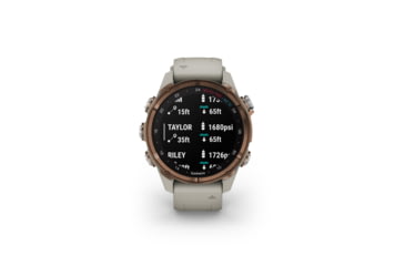 Image of Garmin Descent Mk3i 43 mm, Bronze PVD Titanium with French Gray Silicone Band, 010-02753-13