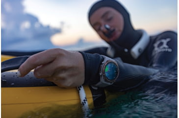 Image of Garmin Descent Mk3i 43 mm, Bronze PVD Titanium with French Gray Silicone Band, 010-02753-13