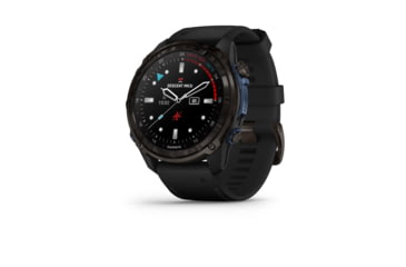 Image of Garmin Descent Mk3i 51 mm, Carbon Gray DLC Titanium with Black Silicone Band, 010-02752-10