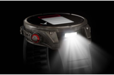 Image of Garmin Fenix 8 Pro Unisex Watches, 47mm Case Diameter, Titanium Bezel, Graphite/Black Silicone Band, 010-03198-10