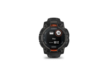 Image of Garmin Instinct 3 Solar GPS Watch, 45mm dia, Black, 010-02934-00