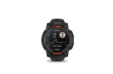 Image of Garmin Instinct 3 Solar GPS Watch, 45mm dia, Black, 010-02934-00