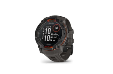 Image of Garmin Instinct 3 Solar GPS Watch, 50mm dia, Black/Charcoal, 010-02935-00