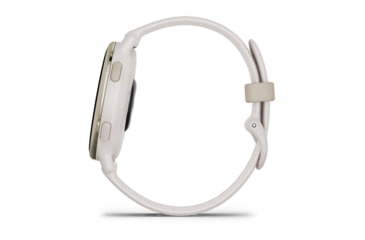 Image of Garmin Vivoactive 5 Watch, Cream Gold Aluminum Bezel w/ Ivory Case and Silicone Band, 010-02862-11