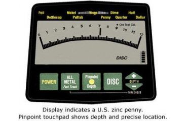 Image of Garret CX Plus Master Hunter Metal Detector's Display